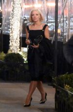 LILY ALLEN Arrives at Ppening of Caviar Kaspia at Mark Hotel in New York 02/10/2023