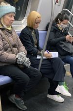 LILY ALLEN Out for a Subway Ride in New York 02/02/2023