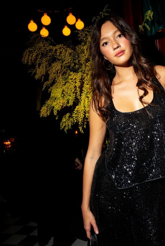 LILY CHEE at Mytheresa NYFW Cocktail Party at Temple Bar in New York 02/09/2023