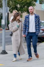 LILY COLLINS and Charlie McDowell on a Valentine