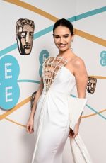 LILY JAMES at EE Bafta Film Awards 2023 in London 02/19/2023