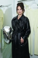 LILY JAMES at Galvan London Store Opening 02/17/2023