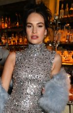 LILY JAMES at Netflix Bafta Afterparty in London 02/19/2023