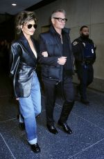 LISA RINNA and Harry Hamlin Leaves Today Show in New York 02/14/2023
