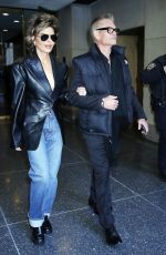 LISA RINNA and Harry Hamlin Leaves Today Show in New York 02/14/2023