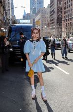 LOLA TUNG Arrives at Coach Fashion Show in New York 02/13/2023