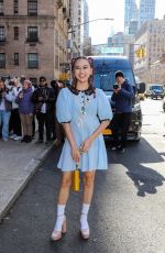 LOLA TUNG Arrives at Coach Fashion Show in New York 02/13/2023