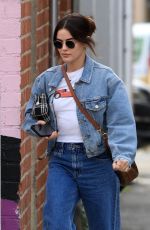 LUCY HALE Heading to a Meeting in Los Angeles 02/16/2023