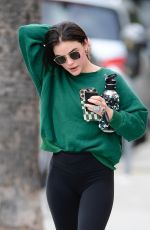 LUCY HALE Leaves a Workout in Los Angeles 02/14/2023