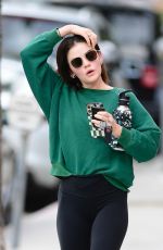 LUCY HALE Leaves a Workout in Los Angeles 02/14/2023