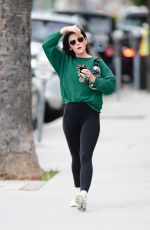 LUCY HALE Leaves a Workout in Los Angeles 02/14/2023