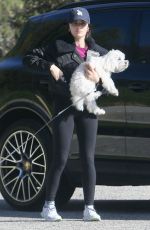 LUCY HALE Out with Her Dogs at a Park in Hollywood Hills 02/13/2023