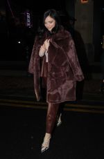 LUCY MECKLENBURGH and CAROLINE THOMAS Leaves Musu Restaurant in Manchester 02/04/2023