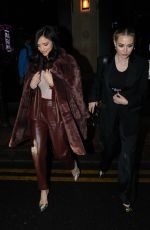 LUCY MECKLENBURGH and CAROLINE THOMAS Leaves Musu Restaurant in Manchester 02/04/2023