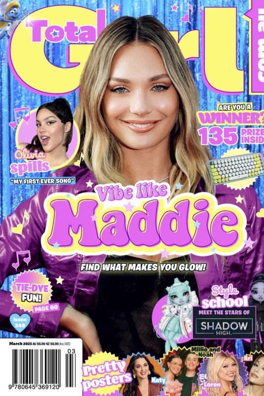 MADDIE ZIEGLER in Total Girl Magazine, March 2023