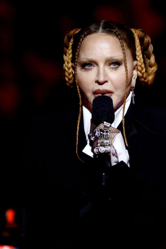 MADONNA at 65th Grammy Awards in Los Angeles 02/05/2023