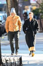 MAGGIE GYLLENHAAL and Peter Sarsgaard Out in New York 02/06/2023