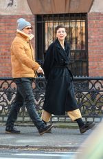 MAGGIE GYLLENHAAL and Peter Sarsgaard Out in New York 02/06/2023