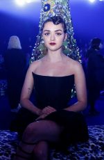 MAISIE WILLIAMS at Christian Dior Fashion Show in Paris 02/28/2023