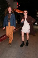 MAISIE WILLIAMS Out with a Friend Pre-grammy Party in Los Angeles 02/03/2023