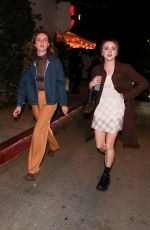 MAISIE WILLIAMS Out with a Friend Pre-grammy Party in Los Angeles 02/03/2023