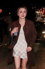 MAISIE WILLIAMS Out with a Friend Pre-grammy Party in Los Angeles 02/03/2023