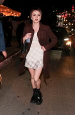 MAISIE WILLIAMS Out with a Friend Pre-grammy Party in Los Angeles 02/03/2023