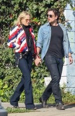 MALIN AKERMAN and Jack Donnelly Out for Lunch at All Time Restaurant in Los Feliz 02/23/2023