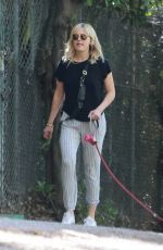 MALIN AKERMAN Out Hikinig with Her Dog in Griffith Park in Los Angeles 02/20/2023