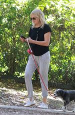 MALIN AKERMAN Out Hikinig with Her Dog in Griffith Park in Los Angeles 02/20/2023