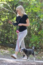 MALIN AKERMAN Out Hikinig with Her Dog in Griffith Park in Los Angeles 02/20/2023