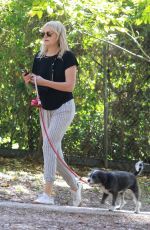 MALIN AKERMAN Out Hikinig with Her Dog in Griffith Park in Los Angeles 02/20/2023