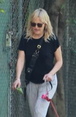 MALIN AKERMAN Out Hikinig with Her Dog in Griffith Park in Los Angeles 02/20/2023