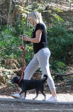 MALIN AKERMAN Out Hikinig with Her Dog in Griffith Park in Los Angeles 02/20/2023