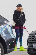 MALIN AKERMAN Out Walking Her Dog in Los Angeles 02/14/2023