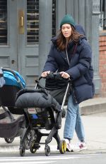 MANDY MOORE Out with Her Baby in New York 01/29/2023