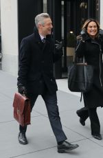 MARISKA HARGITAY on the Set of Law and Order: Special Victims Unit in Chelsea 01/31/2023