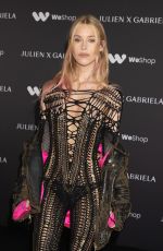 MARY CHARTERIS at Julien MacDonald Front Row at London Fashion Week 02/19/2023