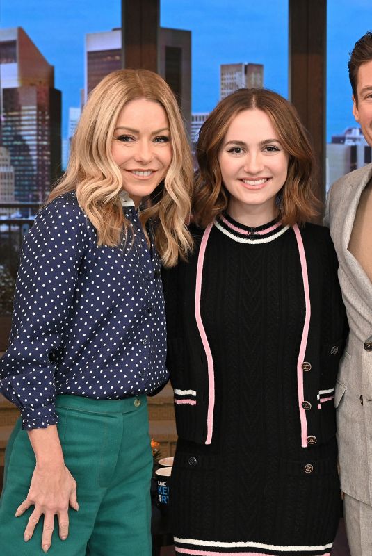MAUDE APATOW at Live with Kelly and Ryan 02/08/2023