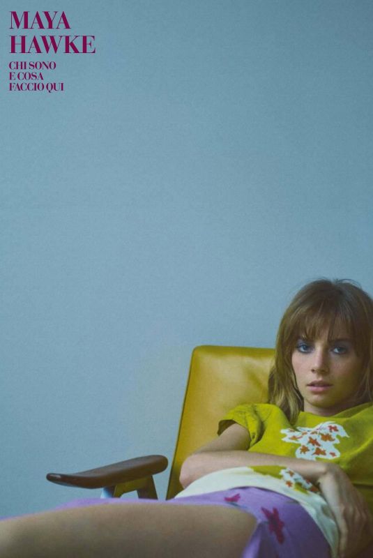 MAYA HAWKE in Dla Repubblica, February 2023