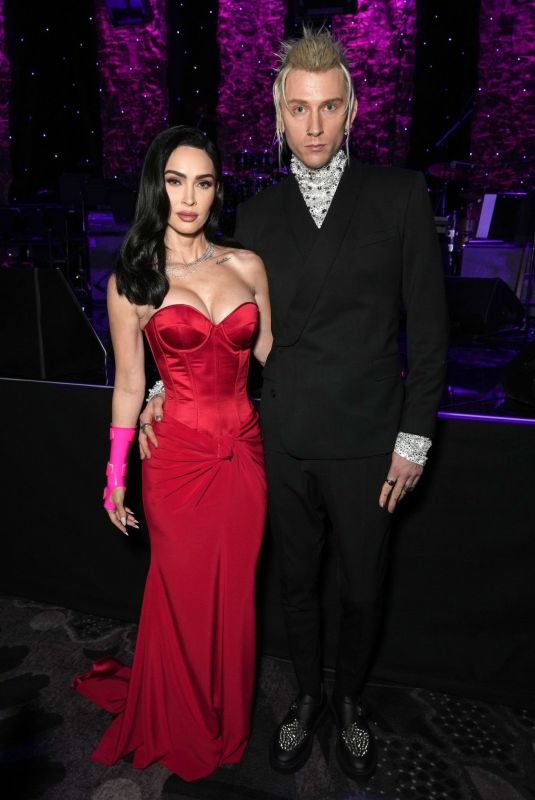 MEGAN FOX and Machine Gun Kelly at Ppre-grammy Gala & Grammy Salute to Industry Icons in Los Angeles 02/04/2023