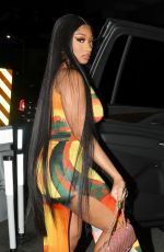 MEGAN THEE STALLION Leaves Her 28th Birthday Party in Beverly Hills 02/16/2023
