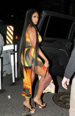 MEGAN THEE STALLION Leaves Her 28th Birthday Party in Beverly Hills 02/16/2023