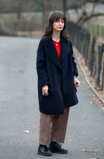 MELISSA BENOIST on the Set of The Girls On The Bus in New York 02/12/2023