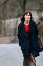 MELISSA BENOIST on the Set of The Girls On The Bus in New York 02/12/2023