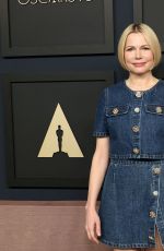 MICHELLE WILLIAMS at 95th Annual Oscars Nominees Luncheon in Beverly Hills 02/13/2023