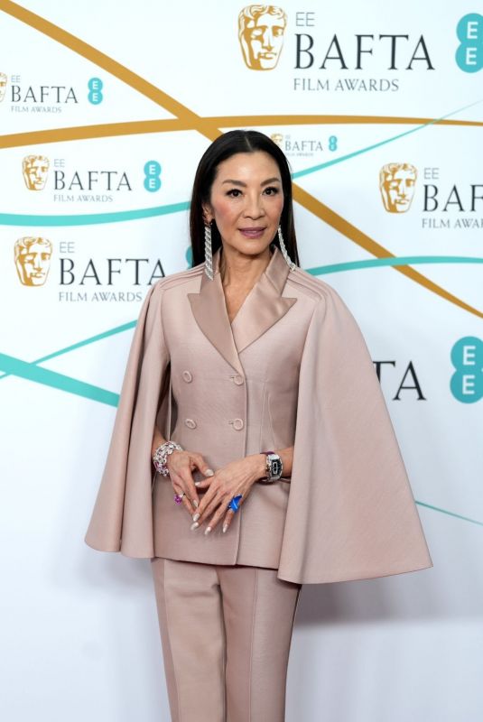 MICHELLE YEOH at EE Bafta Film Awards 2023 in London 02/19/2023