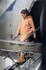MILA KUNIS and Ashton Kutcher Returning from a Ski Trip in Los Angeles 02/21/2023