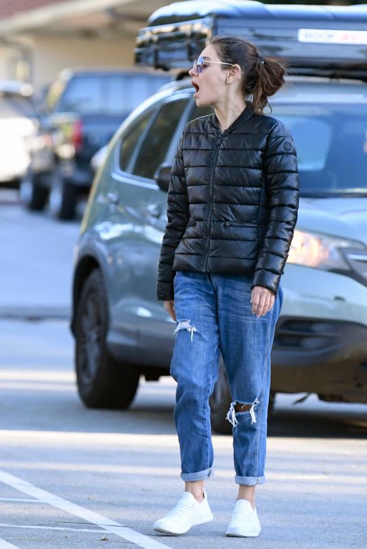 MILA KUNIS Out and About in Los Angeles 02/06/2023