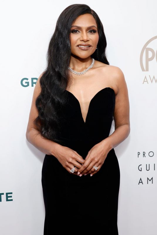 MINDY KALING at 2023 Producers Guild Awards in Beverly Hills 02/25/2023